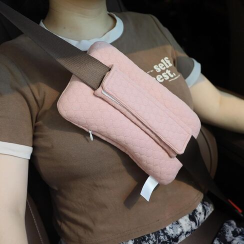 Seat Belt Pillow for Mastectomy Post-Surgery, Heart Surgery Recovery Support Cushion Pad for Chest Chemo Port Pacemaker Bypass Hysterectomy Recovery Gifts for Women (Light Gray) in Saudi Arabia