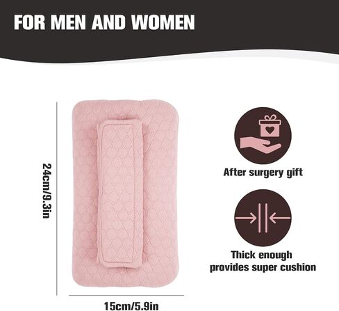 Seat Belt Pillow for Mastectomy Post-Surgery, Heart Surgery Recovery Support Cushion Pad for Chest Chemo Port Pacemaker Bypass Hysterectomy Recovery Gifts for Women (Light Gray) in Saudi Arabia