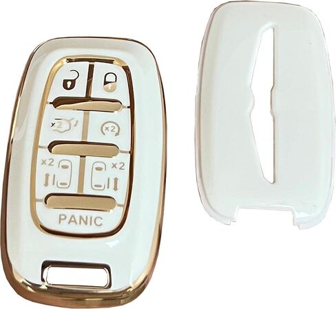 for Chrysler Key Fob Cover Key Protective Key Shell Holder Accessories Fit for Chrysler Pacifica 7 Button for 2017-2024 Touring, Pinnacle, Limited (Pink) in Saudi Arabia