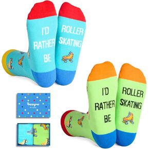 جوارب تزلج دوارة مرحة من HAPPYPOP - جوارب تزلج دوارة، جوارب تزلج، هدايا تزلج دوارة، هدايا تزلج دوارة، هدايا تزلج للنساء والرجال