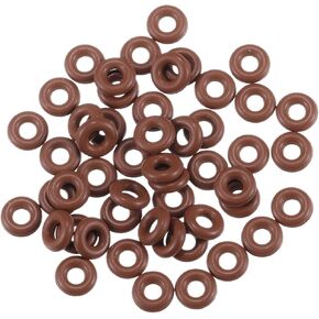 O Ring Seal Gasket, 8.5mm ID x 2mm CS for Cars Trucks SUVs Trailers Orings Seal Washer Replacement Automotive Faucet Repair Brown, 50 Pcs
