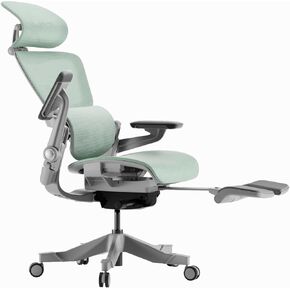 HINOMI H1 Pro V2 Ergonomic Office Chair with Footrest - Home Office Desk Chair with Lumbar Support, Mesh Office Chair with Headrest, Comfy Computer Chair with Back Support (Red, Standard)