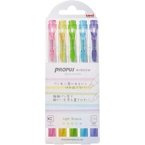 Uni Propus Window Light Color, 5 Colors Set (Pus-103T 5C2)