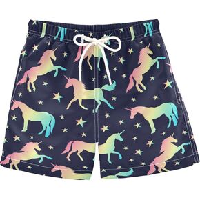 visesunny Boys Swim Trunks Cool Quick Dry Swim Shorts Kids Bathing Suits Toddler Boy Swimsuit Swimwear