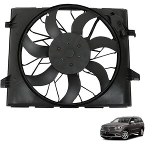 munirater Engine Radiator Cooling Fan Assembly Replacement for 2014-2020 Durango/Grand Cherokee 3.6L 52014787AC