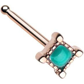 Rose Gold Arabian Princess Nose Stud Ring