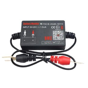 Car Bluetooth Battery Monitor BM2,iKiKin Car Battery Tester Automotive 12V Auto Cranking and Charging System Test Scan Tool Digital Battery Alternator Analyzer for All Car.