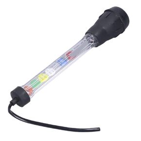 Car Battery Hydrometer, ABS Rubber Neoprene Glass Battery Hydrometer Tester Precision Quality Analyzer Density Meter Fast Detection Tool