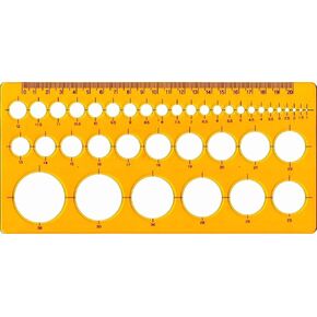 Circle Template Ruler Japan Import
