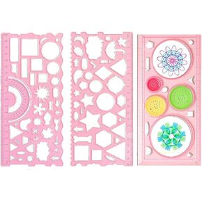 3 Pcs Multifunctional Geometric Ruler for Drawing Tools School Supplies Rulers