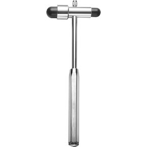 Primacare DH-3693 Buck Neuro Reflex Hammer | Neurological Reflexes Testing Hammer with Dual-Plastic Head & Built-In Brush | Best Medical Supplies for Doctors, Nurses and Students | 7.5 Inches