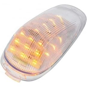 United Pacific 39953 - Truck Cab Light - 19 Led Grakon 2000 Cab Light, Amber Led/Clear Lens