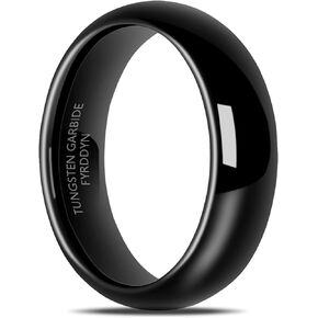 The Lord of the Rings 6MM 8MM Magic Power Tungsten Wedding Band Rings For Men Women Gold/Black Comfort Fit Size 5-14