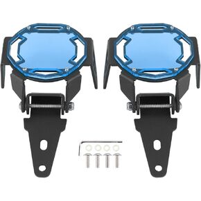 KIMISS Motorcycle Fog Light Cover, Motocycle Fog Light Guard Protective Cover LED Lamp Protector Fit for R1200GS R1250GS LC (Yellow)