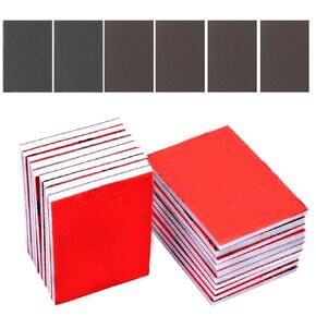 18 Pcs 320-2500 Grit Sanding Sponge, Ultra Fine Sanding Sponges Pads, Soft Foam Sand Block Wet Dry Sandpaper for Model Drywall Metal Wood Furniture Polishing