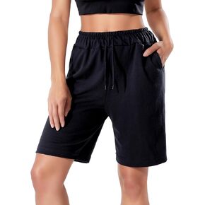 GIVON Women's Athletic Short Joggerr Sweat Casual Comfort Bermuda Lounge Shorts