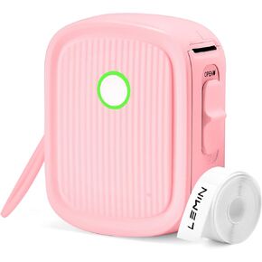 Mini Label Maker Machine, Bluetooth Thermal Label Printer, Portable Sticker Printer, Thermal Printer Rechargeable Labeler for Office Home Organization, Compatible with iOS Android