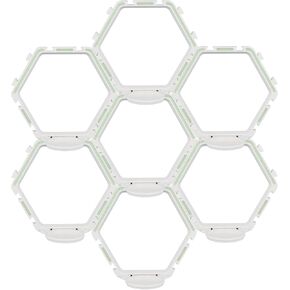 7pcs Riser Display Shelf for Funko POP Figures, Plastic Floating Shelves White Display Shelf Wall Mount Decoration Collectible Showcase Figures Stands Display Ledge for Funko POP