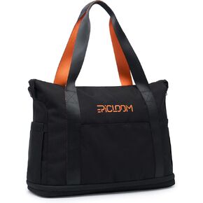 Travel Tote Bag for Women, Tote Bag for 15.6" Laptop with USB Port, Weekender Overnight Gym Bag for Men Sports Work