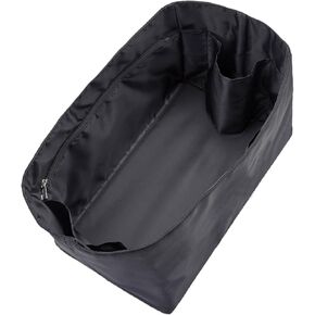 Nylon Water-Repellent Purse Organizer with Zipper Insert for Longchamp Tote Bag (Pearl White, Handbag M & Tote bag L)