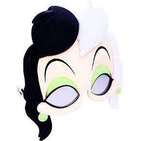 Sun-Staches Disney Official Cruella De Vil Sunglasses | 101 Dalmations Villian Costume Accessory | UV400 | One Size Fits Most, Gray