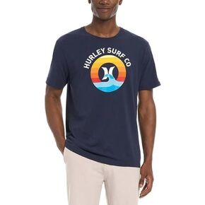 تي شيرت رجالي من Hurley Icon Slash Gradient، أزرق، X-Large in Kuwait