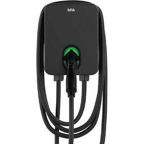 Blink Charging HQ 200 شاحن منزلي للسيارة الكهربائية (EV) NEMA 14-50 Plugin Level 2 (240 فولت) 50 أمبير مزود بتقنية Wi-Fi داخلي/خارجي مع كابل شحن بطول 23 قدم in Saudi Arabia