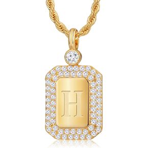 14K Gold Diamond Initial Necklace, Friend Gifts for Women, Perfect Birthday Gifts for Women, Ideal Christmas Gifts for Wife, Girlfriend, Friend, Mom, Sister, Daughter, Granddaughter