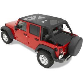 Bestop 5258135 Black Diamond Safari-Style Top for 2007-2009 Wrangler Unlimited