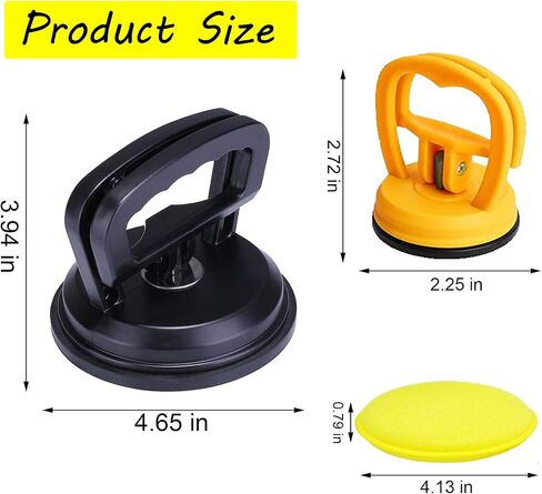 Dent Puller,Car Dent Puller,Powerful Dent Remover Tool for Car,3 Pack Car Dent Removal Kit, Car Dent Repair Kit, Suction Cup Dent Puller for Removing Car Body Dent and Moving Smooth Objects in Saudi Arabia