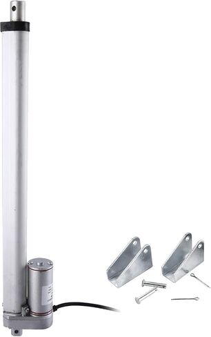 المحرك الخطي للسكتة الدماغية DC12V 12 بوصة مع دعامة تثبيت 900N (225 رطل) أقصى رفع 10 مم/ثانية لكرسي طاولة التلفاز رفع سرير التدليك المحرك الخطي للأريكة الكهربائية (12 بوصة) in Saudi Arabia