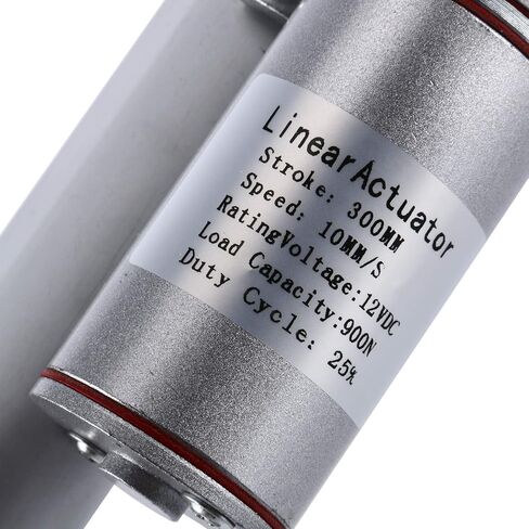 المحرك الخطي للسكتة الدماغية DC12V 12 بوصة مع دعامة تثبيت 900N (225 رطل) أقصى رفع 10 مم/ثانية لكرسي طاولة التلفاز رفع سرير التدليك المحرك الخطي للأريكة الكهربائية (12 بوصة) in Saudi Arabia