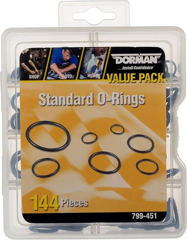 مجموعة Dorman 799-451 القياسية للحلقات الدائرية - 8 Sku's - 144 قطعة تناسب الجميع in Saudi Arabia