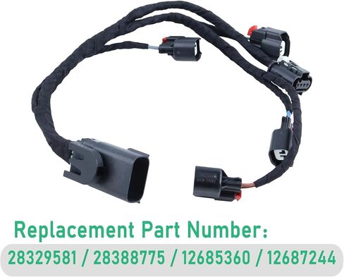 28388775 حزام الإشعال بحقن الوقود متوافق مع 2014-2019 GM كاديلاك CTS إسكاليد تشيفي كامارو سكة وقود اليد اليسرى 5.3L 6.2L V8 28329581 in Kuwait