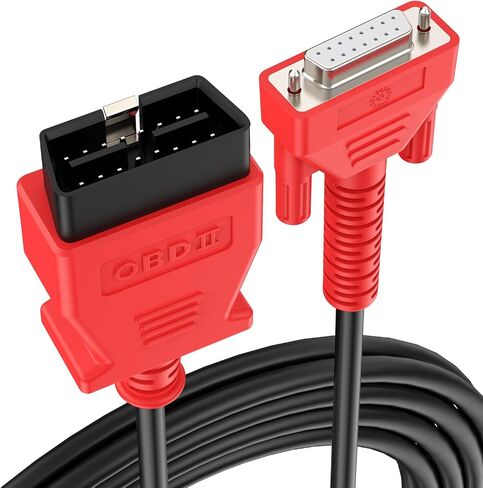 Autel Original 16 Pin Obdii كابل الاختبار الرئيسي، 5.6FT/ 1.7M obd2 كابل اختبار التشخيص DB15، مناسب MK808S MK808 MK808Z MX808S MX808 MP808 MP808S DS708 DS808 IM508S IM508 MS905 MS906 MS908 in Saudi Arabia