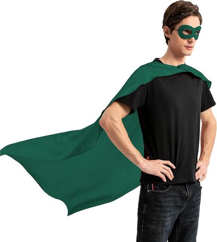 Superhero Capes and Masks for Adult, Halloween Vampire Capes Superhero Party Capes Superhero Costume Birthday Costumes in Saudi Arabia