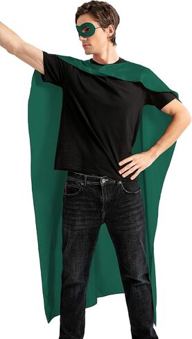 Superhero Capes and Masks for Adult, Halloween Vampire Capes Superhero Party Capes Superhero Costume Birthday Costumes in Saudi Arabia