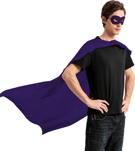 Superhero Capes and Masks for Adult, Halloween Vampire Capes Superhero Party Capes Superhero Costume Birthday Costumes in Saudi Arabia