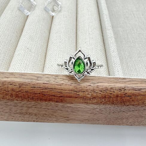 Lotus Ring for Women Lotus Flower Ring My Trauma Ring Lotus Promise Ring Zircon Inlaid Flower Ring Inspirational Ring Statement Floral Jewelry Gift in Saudi Arabia