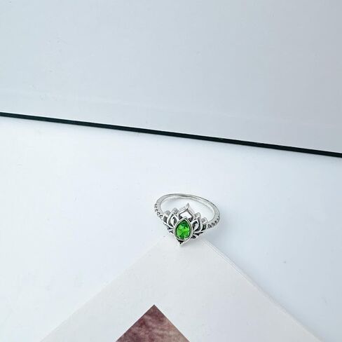 Lotus Ring for Women Lotus Flower Ring My Trauma Ring Lotus Promise Ring Zircon Inlaid Flower Ring Inspirational Ring Statement Floral Jewelry Gift in Saudi Arabia