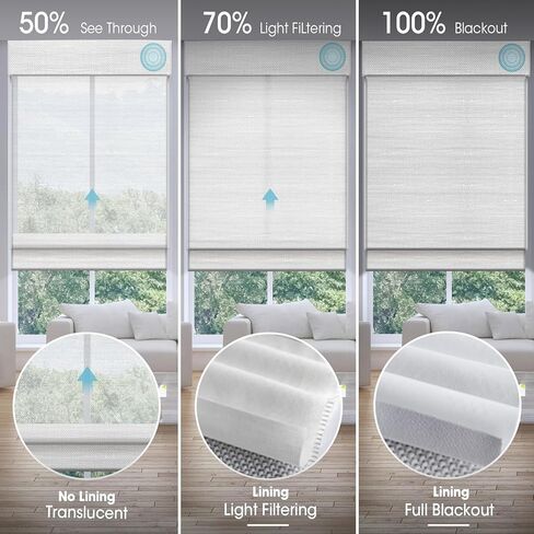 ظلال SmartWings الآلية، تعمل مع HomeKit/Alexa/Google Home/SmartThings، ستائر خشبية منسوجة طبيعية معتمة لظلال النوافذ، عينة من القماش، ستائر دوارة لاسلكية للتحكم عن بعد in Kuwait