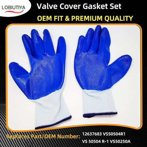 12637683 مجموعة حشية غطاء الصمام، VS50504R1 سدادة غطاء الصمام متوافقة مع تشيفي سيلفرادو سوبربان تاهو تريل بليزر جي إم سي سييرا يوكون إنفوي 4.8 لتر 5.3 لتر 6.0 لتر 6.2 لتر - استبدالات أخرى OEM VS50250 in Kuwait