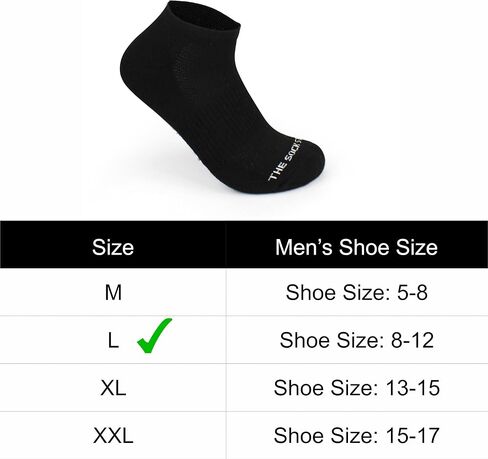 Low Cut Socks for Men, Cushioned Compression, Mens Ankle Socks Athletic Running Sports Socks Breathable Soft - Thick Cushion in Saudi Arabia
