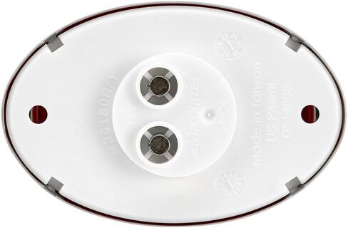 Maxxima M36180YCL مصباح LED كهرماني شفاف بعدسة شفافة بيضاوية صغيرة مع إطار من الفولاذ المقاوم للصدأ in Saudi Arabia