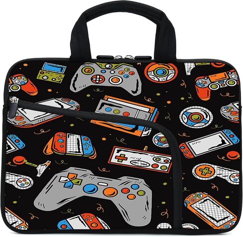 Laptop Sleeve 15 15.4 15.6 Chromebook Case Ultrabook Case Notebook Sleeve PC Messenger Bag Tablet Case Neoprene Handle Sleeve for Men Women, Two Pockets(RENTT in Saudi Arabia