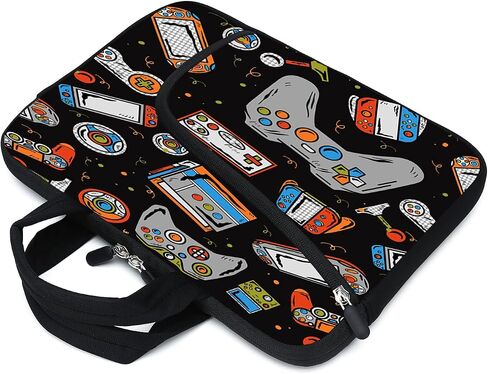 Laptop Sleeve 15 15.4 15.6 Chromebook Case Ultrabook Case Notebook Sleeve PC Messenger Bag Tablet Case Neoprene Handle Sleeve for Men Women, Two Pockets(RENTT in Saudi Arabia
