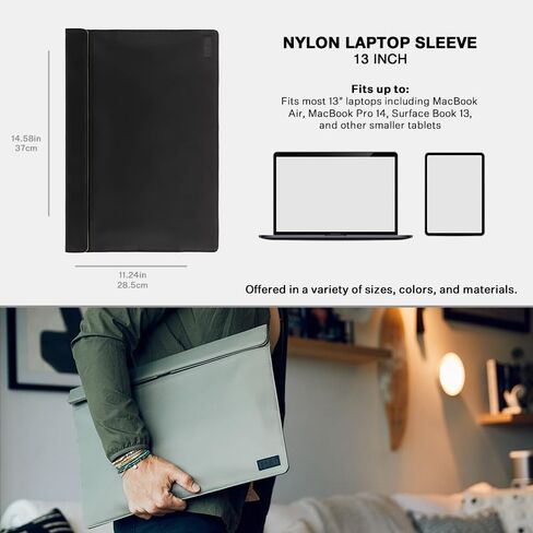 SLNT Weatherproof Nylon Faraday Bag with Silent Pocket Technology - Signal Blocking Device Sleeve for 13 inch and 15 inch Laptops and Tablets, Provides Instant Protection (Grey, 15 inch) in Kuwait