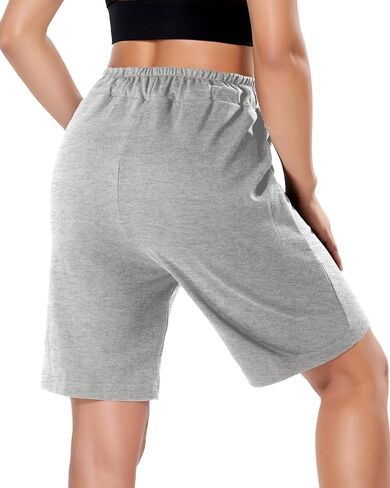 GIVON Women's Athletic Short Joggerr Sweat Casual Comfort Bermuda Lounge Shorts in Saudi Arabia