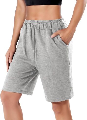 GIVON Women's Athletic Short Joggerr Sweat Casual Comfort Bermuda Lounge Shorts in Saudi Arabia