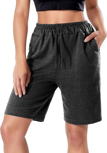 GIVON Women's Athletic Short Joggerr Sweat Casual Comfort Bermuda Lounge Shorts in Saudi Arabia